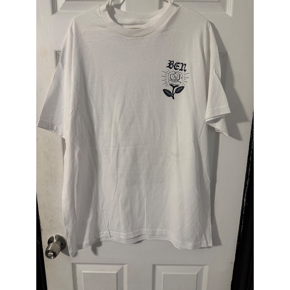 Macklemore The Ben Tour 2023 Concert TShirt White XL Rose Graphic USA Tour Dates